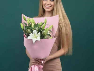 Букет из лилий «Ароматный мир»