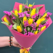 Букет из тюльпанов &laquo;Дерзкая девчонка &raquo; 3