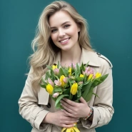 Букет из тюльпанов &laquo;Птичий гомон" 0