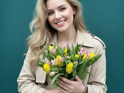 Букет из тюльпанов «Птичий гомон