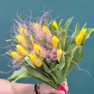 Букет из тюльпанов &laquo;Весенняя дымка&raquo; 4