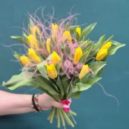 Букет из тюльпанов &laquo;Весенняя дымка&raquo; 2