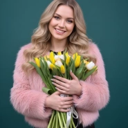 Букет из тюльпанов  &laquo;Аромат весны&raquo; 0