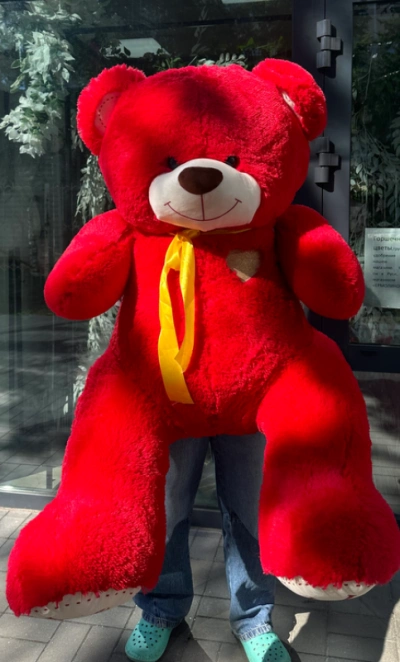 Мягкая игрушка «Красный медведь»
