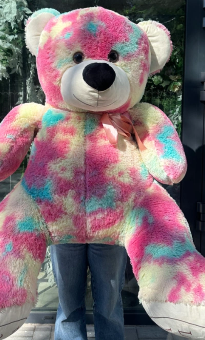 Мягкая игрушка «Цветной медведь»