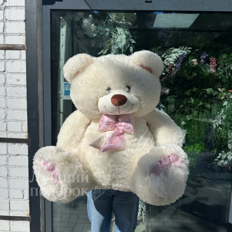 Мягкая игрушка &laquo;Медведь с розовым бантом&raquo;