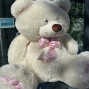 Мягкая игрушка &laquo;Медведь с розовым бантом&raquo; 2