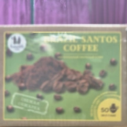 Натуральный молотый кофе Бразилия Сантос 50  эко саше 0