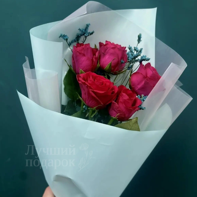 Букет из розы &laquo;Малинка&raquo;